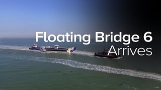 New Floating Bridge arrives in Cowes  Island Echo [upl. by Asiak897]