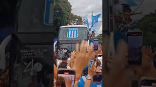 SALUD CAMPEONES 🏆  LA COMU DE RACING CLUB [upl. by Atinihs853]