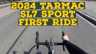 2024 Specialized Tarmac SL7 Sport First Ride [upl. by Ralyt]