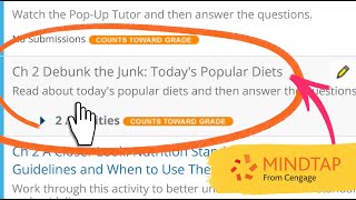 Debunk the Junk with MindTap Nutrition [upl. by Zacks71]