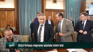 In ciuda opozitiei patronatelor Guvernul majoreaza salariul minim brut de la 1 ianuarie [upl. by Ezalb]