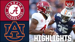 Iron Bowl Alabama Crimson Tide vs Auburn Tigers  Full Game Highlights [upl. by Hselin]