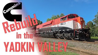 CumminsSwapped SD90 on the Yadkin Valley [upl. by Yasdnyl]