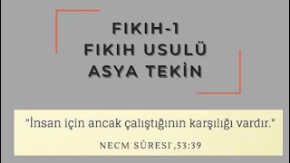 27FIKIH1 ☄️  Fıkhın kaynakları  Fıkıh tarihi dikabdhbtihlmbsts [upl. by Yehsa]