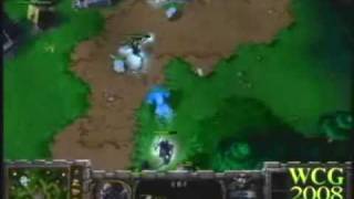 quotWCG 2008 ChinaGF WarCraft3 KKnono vs MOONFISH  Round 1 [upl. by Ajet]