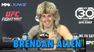 Brendan Allen quotAnyone Can Get It Cmshot Cannonier Vettoriquot  UFC on ABC 5 [upl. by Rafaelle]