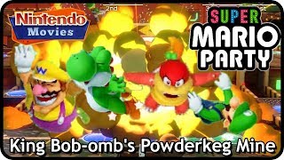 Super Mario Party King Bobombs Powderkeg Mine 2 Players 20 turns Master Difficulty [upl. by Walden90]