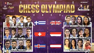 FIDE Chess Olympiad 2022 Day 3 [upl. by Airdnat]