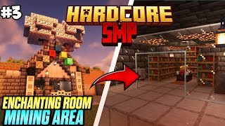 WE BUILT AN ENCHANTING ROOM  EP3  HARDCORE SMP  TELUGU  DRAGON FF [upl. by Thurnau300]