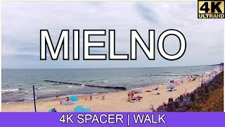 Mielno  Poland walking in Mielno 4K [upl. by Eidorb]