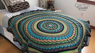 What is a Mandala  Mandala Stitch Along Intro  BEGINNER  The Crochet Crowd [upl. by Kaiser707]