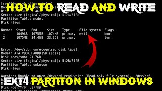 HOW TO READ AND WRITE EXT4 PARTITION IN WINDOWS  BACKPACK TECH [upl. by Posner]