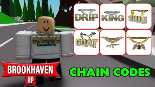 Roblox Brookhaven Items Codes Brookhaven Chain Codes outfit outfitcodes berryave [upl. by Adnolay]