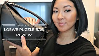 LOEWE PUZZLE BAG REVIEW  1 YEAR UPDATE [upl. by Darcie]