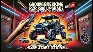 quotGroundbreaking RZR 800 Upgrade Installing the BANVIE RFID Push Start Systemquot [upl. by Artus]