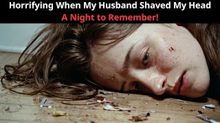 Haircut Story  Horrifying When My Husband Shaved My Head A Night to Remember [upl. by Forlini513]