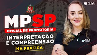 Concurso MPSP Interpretação e compreensão de textos  NA PRÁTICA [upl. by Maples804]