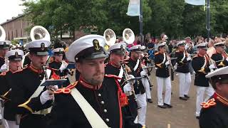 Taptoe Marinierskapel der Koninklijke Marine en The Band of the HM Royal Marines Portsmouth UK [upl. by Nally622]