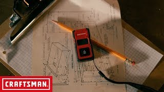 CRAFTSMAN 40FT Pocket Laser Distance Measurer  Tool Overview [upl. by Adamec]