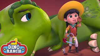 ¡Salvando a un dinosaurio herido  Dino Ranch Español [upl. by Sucitivel630]