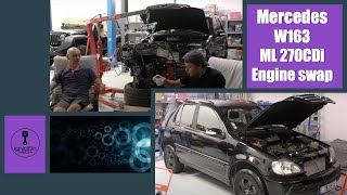 W163 Mercedes ML 270 cdi  AKA quotMickquot  engine swap introduction [upl. by Hagile]