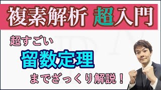 複素解析ってどんな分野？超便利な「留数定理」まで基礎からざっくり解説！【複素解析超入門】 [upl. by Garlen]