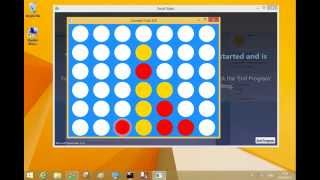 Connect Four written in Small Basic [upl. by Znerol]