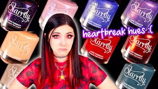 Starrily Heartbreak Hues Nail Polish Collection Swatch amp Review  KELLI MARISSA [upl. by Purpura]