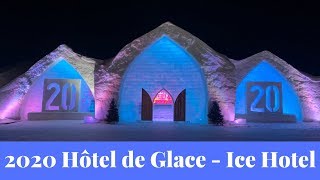 A tour of Quebecs Hôtel de Glace  Ice Hotel [upl. by Eidahs952]