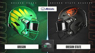 NCAA Football 25  Oregon Ducks Vs Oregon State Beavers Simulation PS5 Week 3 Quick Presentation [upl. by Bellamy]