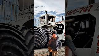 TRACTORSWOW shorts tractor hp diesel hugewheels big giant king massive [upl. by Enelyar]