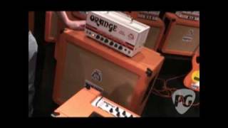 NAMM 10  Orange Amps Rockerverb 50 MKII amp Thunder 30 Demos 4x10 Cab amp More [upl. by Garin825]