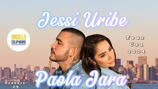 JESSI URIBE Y PAOLA JARA en el TOUR USA 2024 [upl. by Zack]