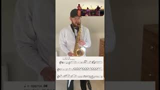 Playing along with Yussef Dayes yussefdayes saxophone modernjazz saxcover fyp transcription [upl. by Kyne]