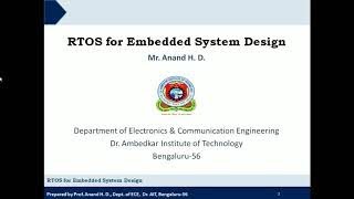 RTOS for Embedded System Design Part 3 [upl. by Linoel]