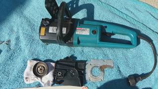 MAKITA CHAINSAW  PAID 45  PARTIAL DISASSEMBLY  UC4000  UC4051A [upl. by Towers]