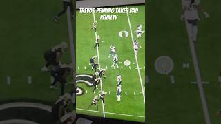 SAINTS FILM ROOM TREVOR PENNING PENALTY [upl. by Ahsiket]