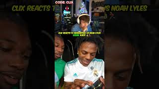 Clix REACTS to the IShowSpeed Vs Noah Lyles 100k race 💰🏃‍♂️ [upl. by Perron809]