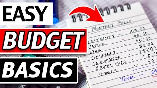 Budget Basics Budgeting On A Low Income  Easy Tips And Ideas To Keep It Simple [upl. by Anatnahs249]