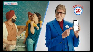 Paediatrician in 10 minutes  Ft Amitabh Bachchan  MediBuddy DoctorIn10Mins [upl. by Negeam148]