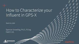 How to Characterize your Influent in GPSX [upl. by Arinaid]