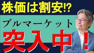 【ブルマーケット突入】バリュエーションから米国株の株価は将来的には割安 [upl. by Murry328]