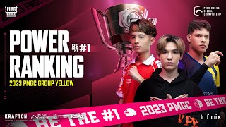 2023 PMGC POWER RANKINGS EP3 GROUP YELLOW  PUBG MOBILE ESPORTS [upl. by Oderfla]