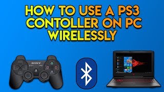 How To Use A PS3 Controller On A PC Wirelessly [upl. by Ekralc]