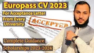 Europass CV  How to make Europass CV for free  Europass CV kaise banaye  Europass CV format [upl. by Cadal]