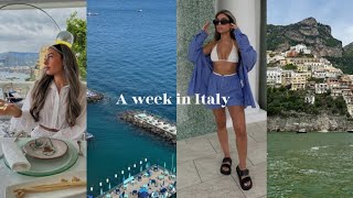 ITALY VLOG  Sorrento  Positano amp Amalfi  Capri  Cooking class  Arienzo beach  lots of pastaaa [upl. by Vallery]