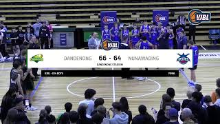 VJBL 14 Boys  VC Grand Final  Dandenong U14 Boys 1 vs Nunawading U14 Boys 1 [upl. by Afira522]