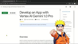 Develop an App with Vertex AI Gemini 10 Pro  qwiklabs  coursera [upl. by Leihcim]