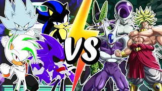 Fanon Sonic Villains VS DBZ Villains Sprite Animation [upl. by Siwel598]