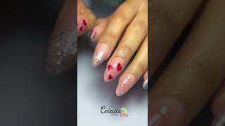 Uñitas ovaladas 🫶♥️uñas nails ojosbonitos [upl. by Eitten]